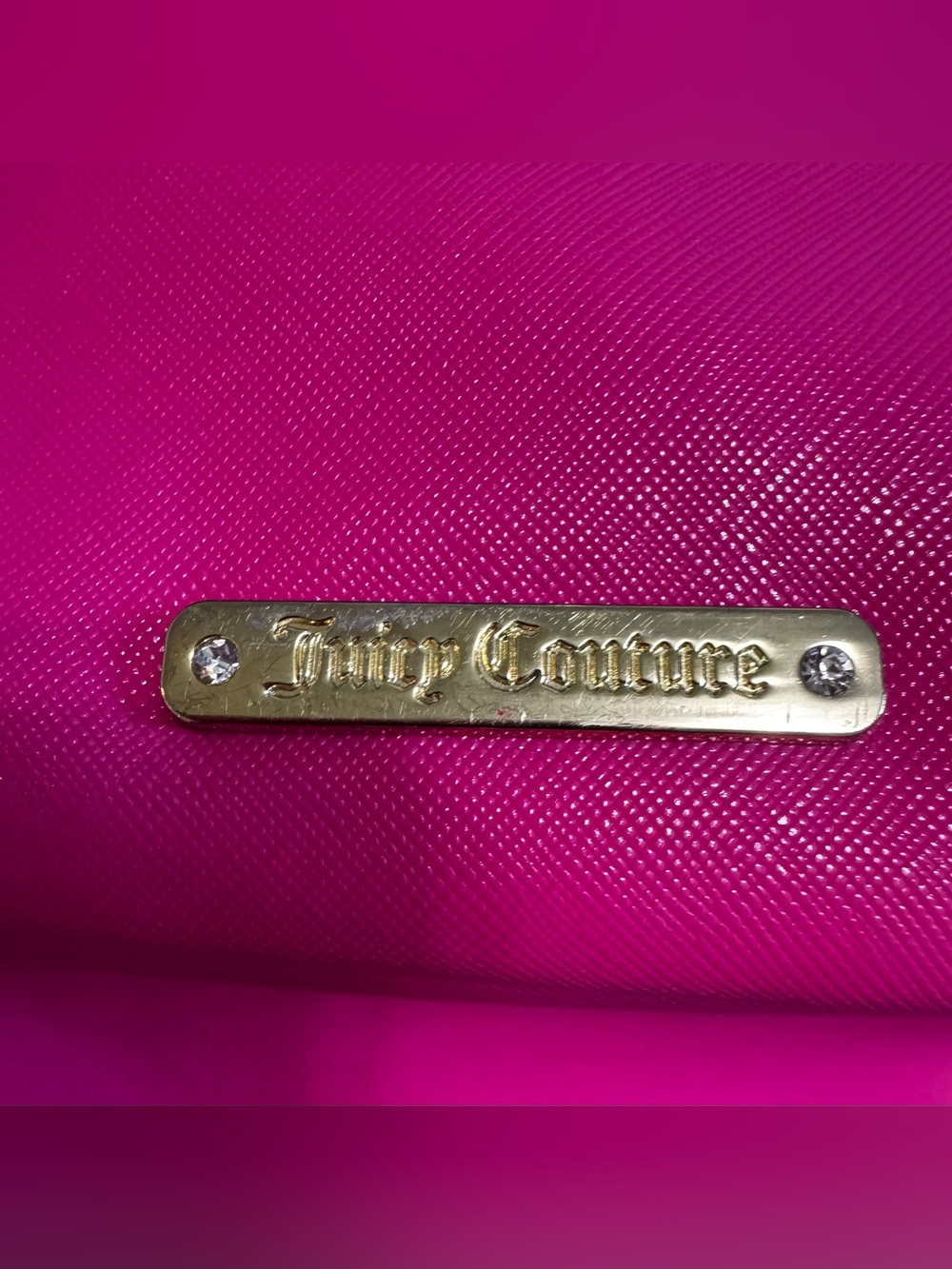 Juicy Couture Fuchsia Stripe Tote Bag - Picture 3 of 16